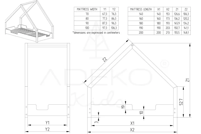 Cabin bed Loca D