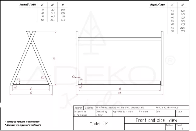 Cabin bed TP