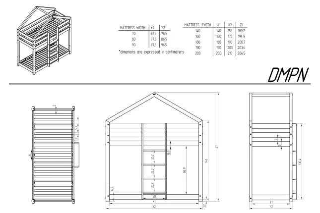 Bunk bed DMPN