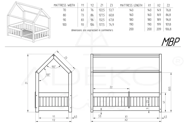 MBP house bed Available immediately