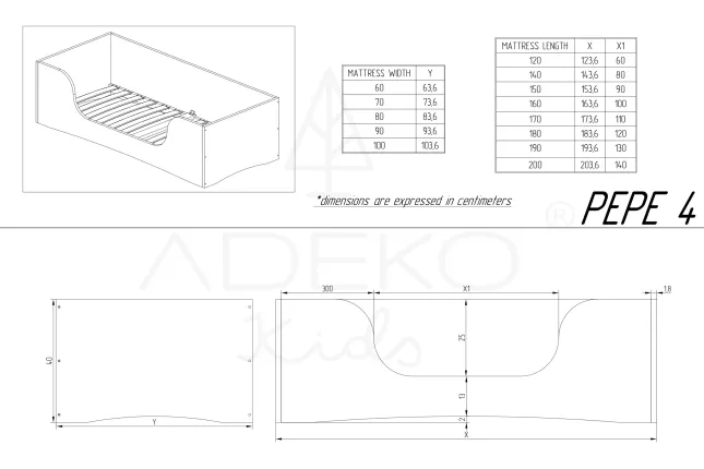 Single bed PEPE 4