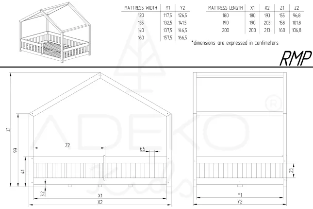 Cabin bed RMP