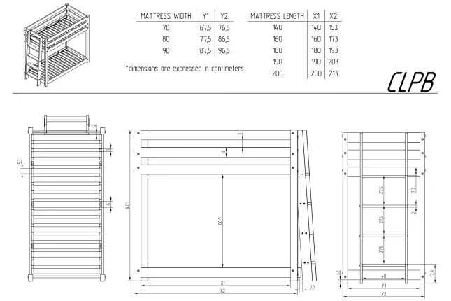 Bunk bed CLPB