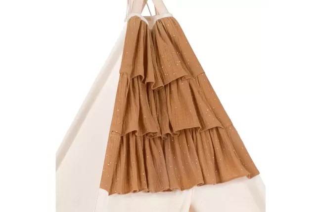 Teepee Tent + Floor Mat - Muslin